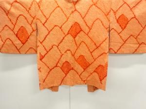 本総絞り山並模様羽織